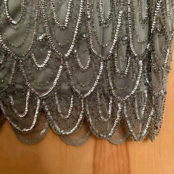 Pisarro Nights Beaded Sequin Mini Dress - Picture 5 of 7